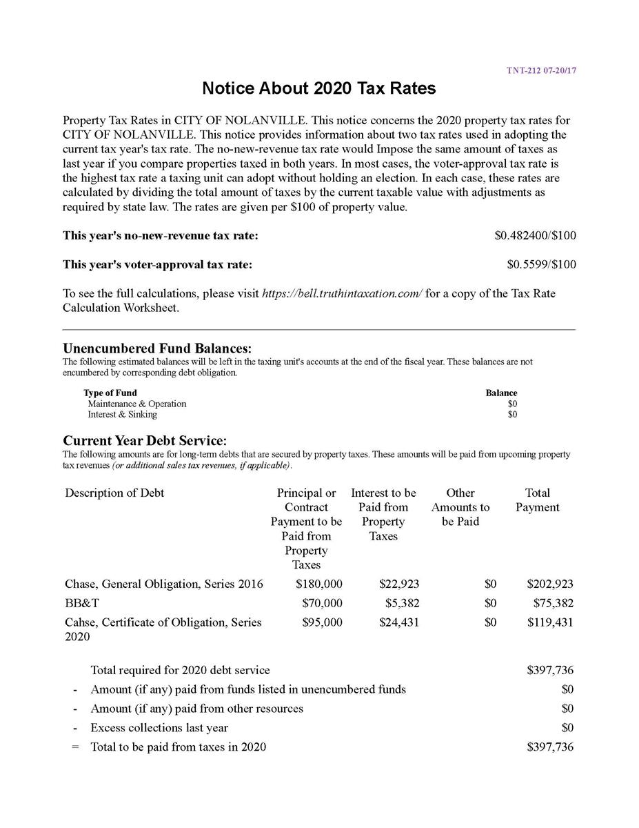 tax rate